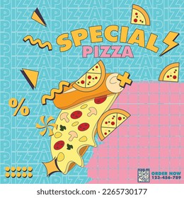 SOCIAL MEDIA POSTER AND BANNER PIZZA TIME