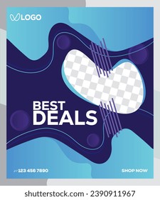 social media poster design template