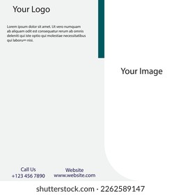Social media poster design templates with professional and modern design theme