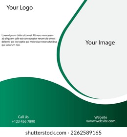 Social media poster design templates with professional and modern design theme