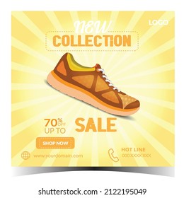 Social Media Poster For Shoes Collection