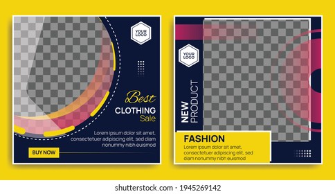 Social Media Posting Man Fashion
