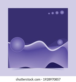 Social media posts. Abstract background template for social media post templates. Editable template posts for social media ads.