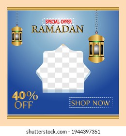 social media posts discount ramadan templetes