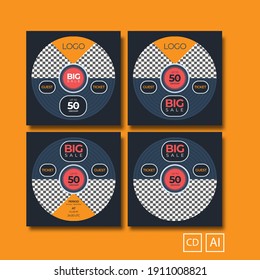 publicaciones en medios sociales, diseño simple 2