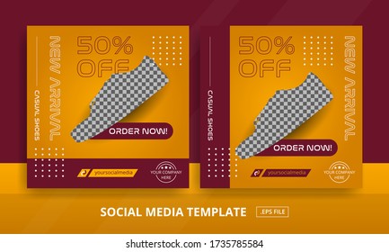 Social Media Posts Template Perfect for Online Shop