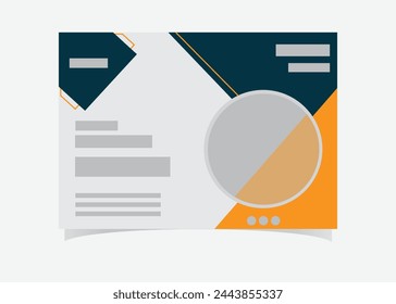 Social media post.Square Flyer Template Design.