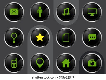 social media professional web icons for your design