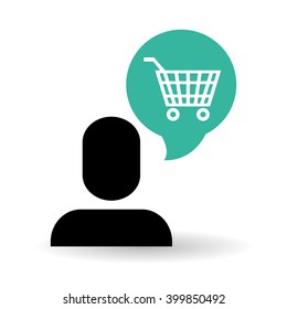 Social media profil  icon design, vector illustration