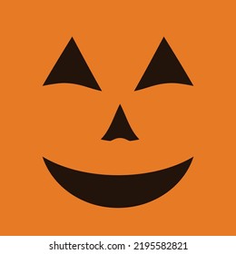 Social Media Profile Filter Image For Halloween. Square Profile Picture For Any Social Network Platform. Scary Haunted Halloween Pumpkin Carved Crying Jack-o-lantern Face. Part Of A Set.