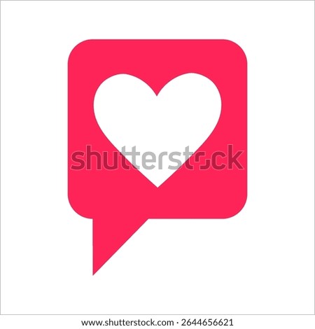 Social media reaction icons: heart, thumbs up, and thumbs down. Flat vector symbols in red and blue circles for feedback, approval, like, dislike, and user interaction in UI design.