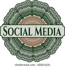 Rosette de medios sociales