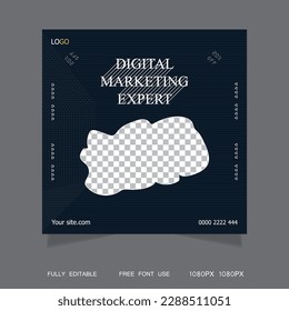 Social media sale banner template and web cover design