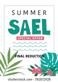 Social media sale banners. Vector illustrations for website and mobile website banners, posters, email and newsletter designs, ads, promotional material. Season, summer,spring,winter,atumn