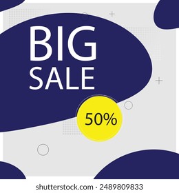 social media sale creative, fb, ig, twitter, fun, memphis, isolated, badge, tag, big, buy, facebook, promotion, sale, marketing, banner, business, vector, design, modern, poster, background, offer