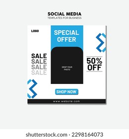 Social media sale post design