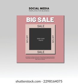 Social media sale post design