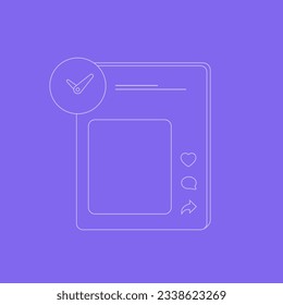 Social Media Scheduling Tools vector icon concept. Cross-channel social intelligence autoposting, smm marketing strategy with scheduler and smm marketing management strategy.