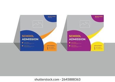 Social media school post design
