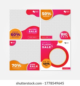 social media set design vector product promotion-06