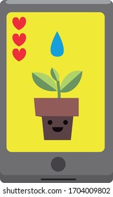 Social media sharing concept. Vector illustration. Smartphone apps and social media concept.