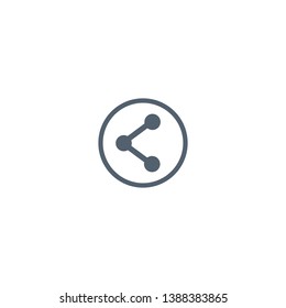 Social media sharing icon vector illustration