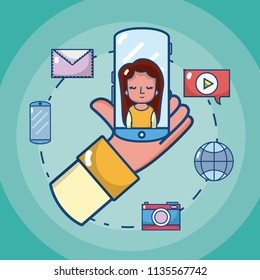 Social media and smartphone