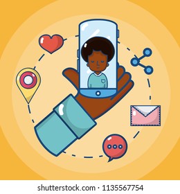 Social media and smartphone