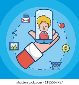 Social media and smartphone