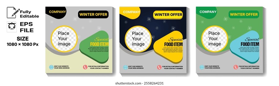 Social Media Special Food Item Sales Post