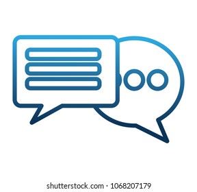 social media speech bubble chat dialog conversation