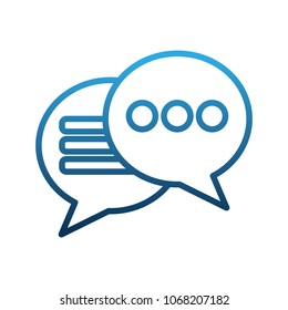 social media speech bubble chat dialog conversation