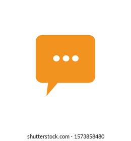 social media speech bubble flat style icon vector illustration design