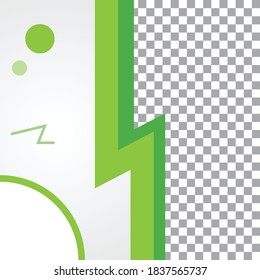 Social media square background for ads and discount sale