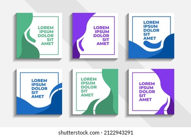social media square post design with an elegant, minimalist and modern style