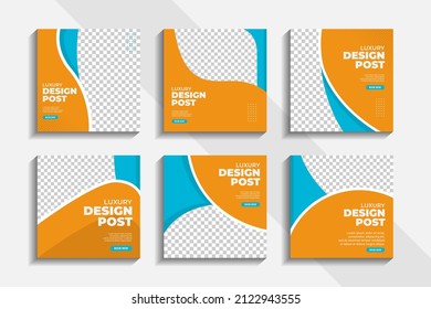social media square post design with an elegant, minimalist and modern style