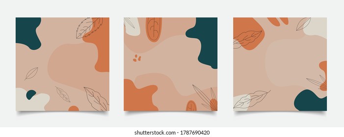 Social media stories and post creative Vector set.