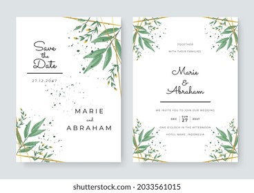 Social media stories and post creative Vector set. Background template with copy space for text and images design by abstract colored shapes, line arts , Tropical leaves warm color