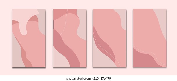 Social media stories and post creative Vector set