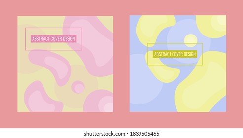 Social media stories and post, vector invitation abstract design with gentle, smooth colors and shapes. Perfume cover. Product label. Creative background, backdrop, banner, pattern. Cosmetic cover.