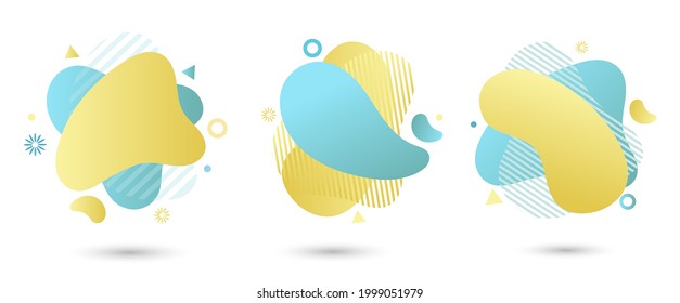 Social media stories, posts, highlights templates. Abstract vector backgrounds with copy space for text