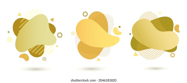 Social media stories, posts, highlights templates. Abstract vector backgrounds with copy space for text