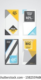 social media stories template bundle