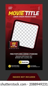 social media story movie or content creator template for social media with modern style vector