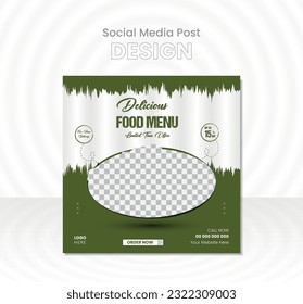 Social media story and post frames. Suitable for social media post restaurant and culinary digital Promotion. Editable food poster, healthy burger and pizza online sale promotion poster.