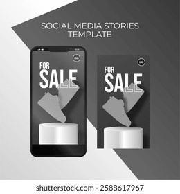 SOCIAL MEDIA STORY TEMPLATE DESIGN FOR DALE SHOES PRODUCT