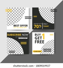 Social media story template for special offer and discount. purple abstract promotion web banner poster for mobile apps. Geometric pattern background frame layout for photo product and online shop