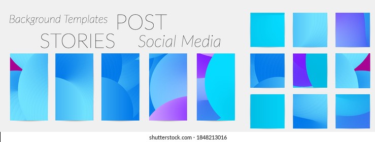 Social media story templates. Bright colored with hand drawn scribbles Easter holiday textures. Seasonal sale banner. Birthday party or anniversary invitation. Spring holiday art background set.