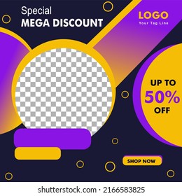 Social media story templates for special offers and discounts. Color interactive abstract promotion web banner poster for mobile app. Geometric layout frame background pattern for photo products.