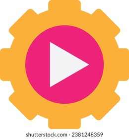 Icono de estrategia de medios sociales Ilustración vectorial